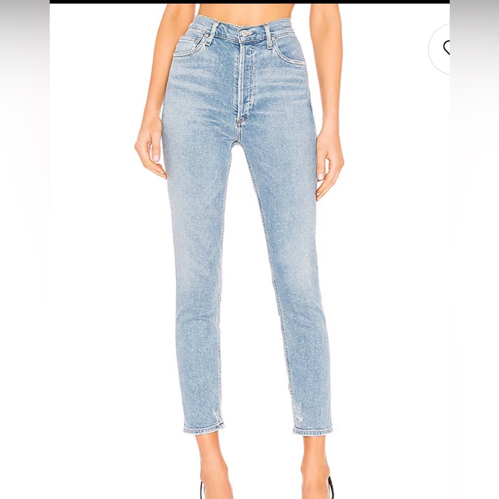 AGOLDE Nico High Rise Slim fit in embark